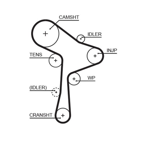 Timing belt kit - timing, skoda
