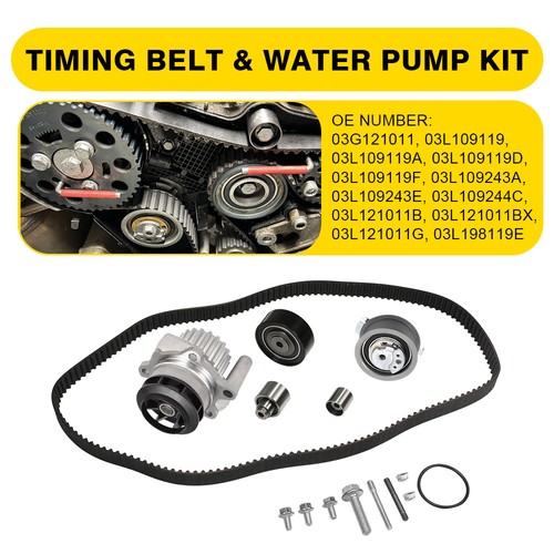 Timing belt water pump - belt, &