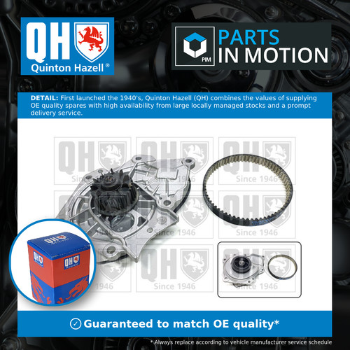 Timing belt water pump kit - belt, &
