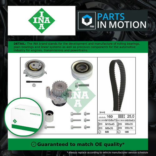 Timing belt water pump kit - timing,